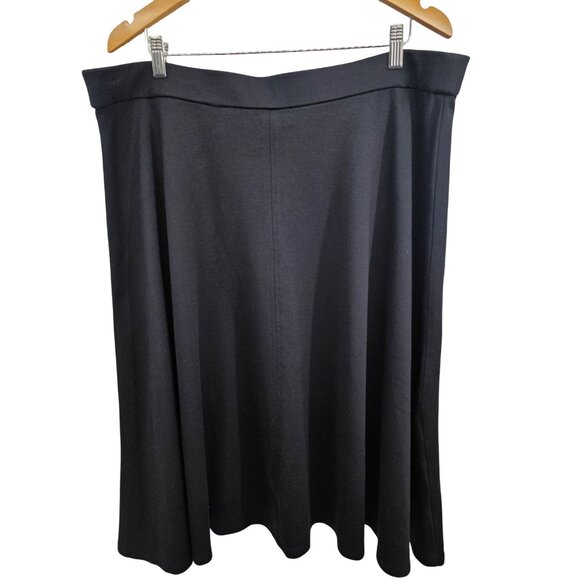 Lane Bryant A-Line Skirt 18/20 Black - Picture 5 of 6